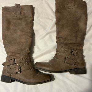 Women's Brown Leather Boots